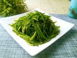 青椒炒红薯杆