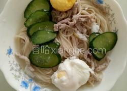 肉丝鸡蛋面