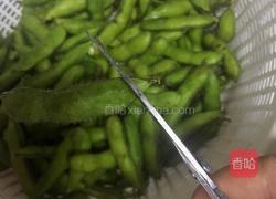 煮毛豆的做法图解3