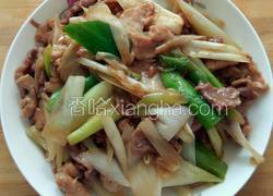 大葱炒肉片