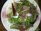 卢笋炒火腿肉片的做法[图]