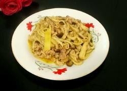 蟹味菇炒肉丝