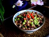 豌豆炒牛肉粒