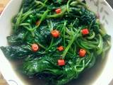 素炒菠菜
