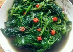 素炒菠菜