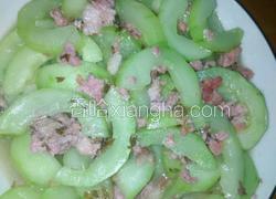 青瓜炒梅菜肉馅