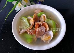 丝瓜花蛤汤