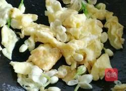 茉莉花炒鸡蛋的做法图解6