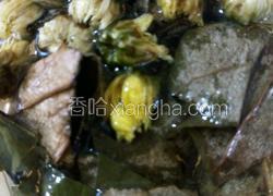 密炼菊花荷叶夏枯草茶
