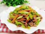 芹菜炒肉丝