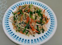 杂菜爆炒鸡脯肉丝