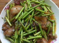 蒜台炒肉