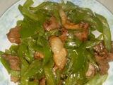 尖椒炒肉