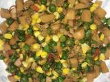 玉米甜豆炒火腿炒的做法[图]