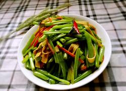 空心菜炒豆皮