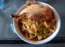 五花肉炒饼 家常菜
