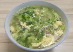 丝瓜瘦肉蛋花汤