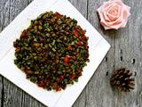 酱香豇豆肉丁炒辣椒的做法[图]