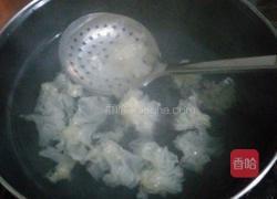银耳拌藕的做法图解2