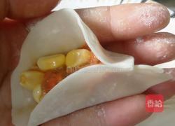 胡萝卜玉米猪肉饺子的做法图解7