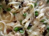 豆角肉末木耳面