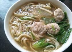 冬瓜丸子汤面