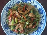 芹菜炒肉丝