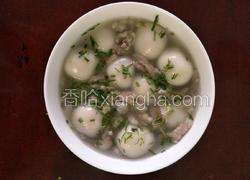 肉丝汤圆