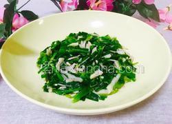 韭菜炒莲菜