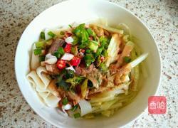 开胃凉皮简易版（1人份）的做法图解5