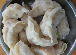 虾仁鸡蛋白菜馅饺子