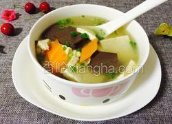 鸭血豆腐汤