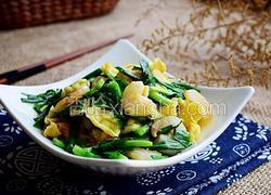 韭菜虾仁炒蛋