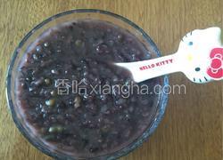 绿豆黑米粥