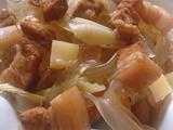 红烧肉炖菜