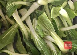 素鲍鱼，烧油菜心的做法图解1