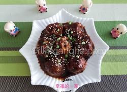 假狮子头--红烧油面筋塞肉
