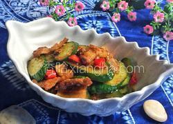 五花肉炒黄瓜