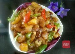 肉段地三鲜的做法图解12