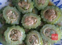 苦瓜酿肉的做法图解6