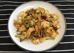 实蛋炒板面