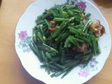 韭苔炒咸肉