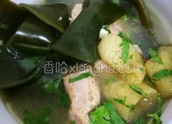 高压锅排骨竹荪海带汤