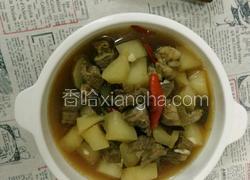 萝卜焖牛腩块