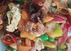 肉片鸡蛋炒杂蔬