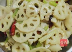 藕炒肉片的做法图解6