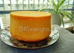 6寸鲜橙汁戚风蛋糕