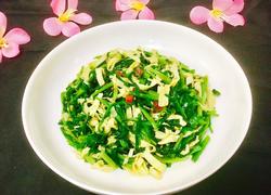 韭菜炒蛋皮