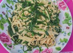 韭菜炒豆腐皮
