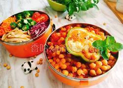 鹰嘴豆素食便当